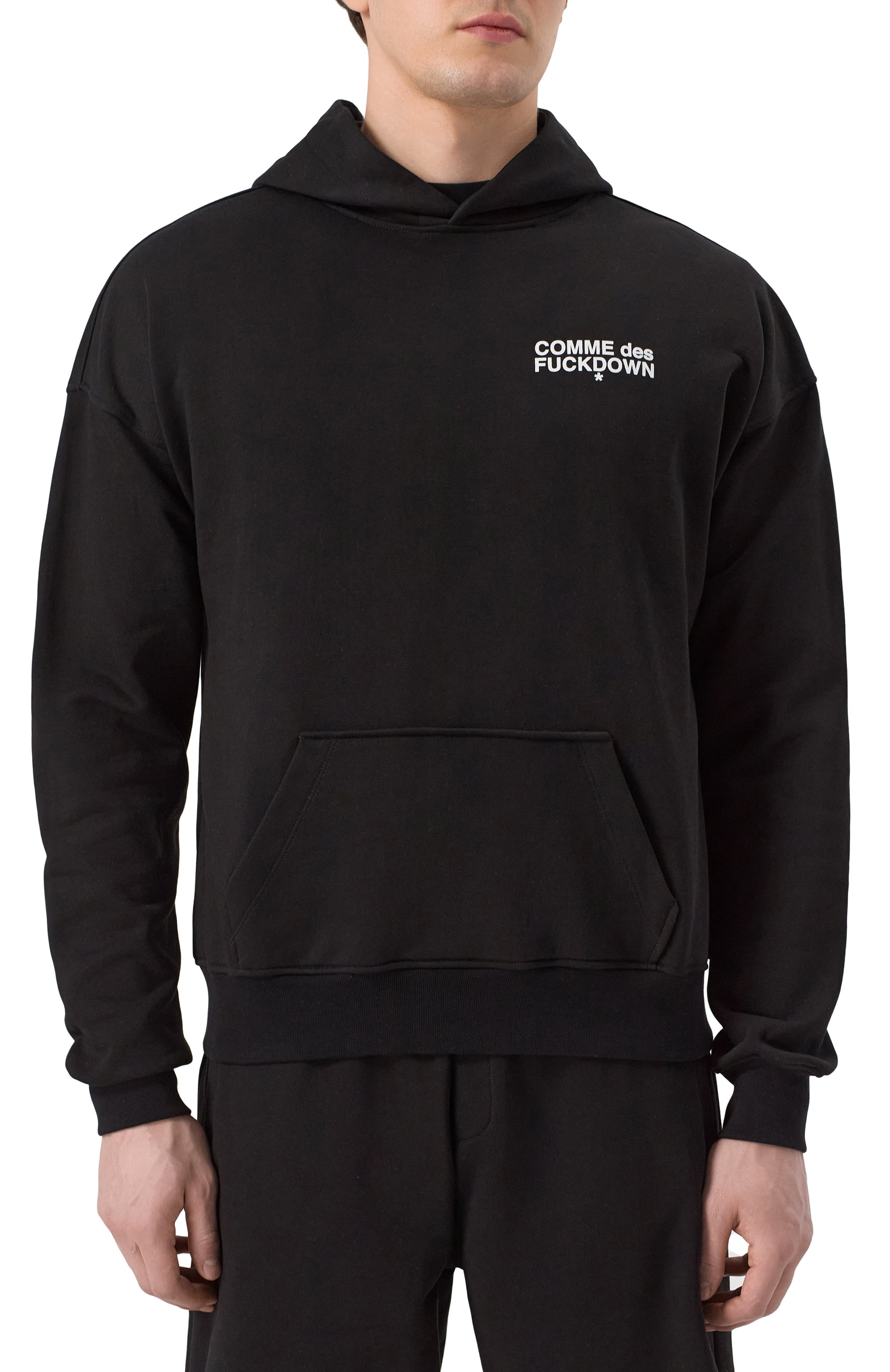 Хлопковое худи COMME DES FUCKDOWN, арт. CFABM01508, фото 3