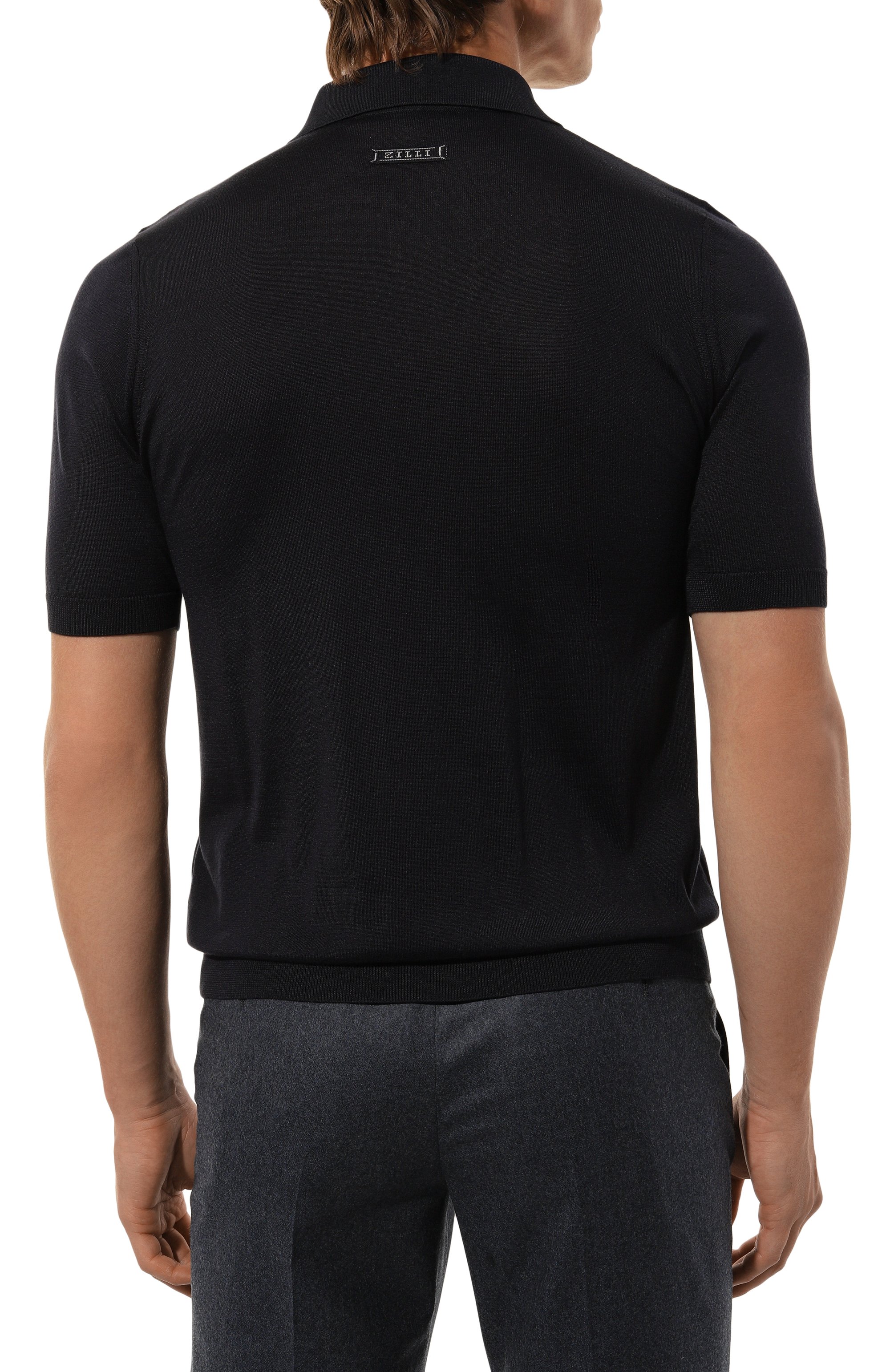 Шелковое поло ZILLI, арт. KZP002M0640VVL000, фото 4