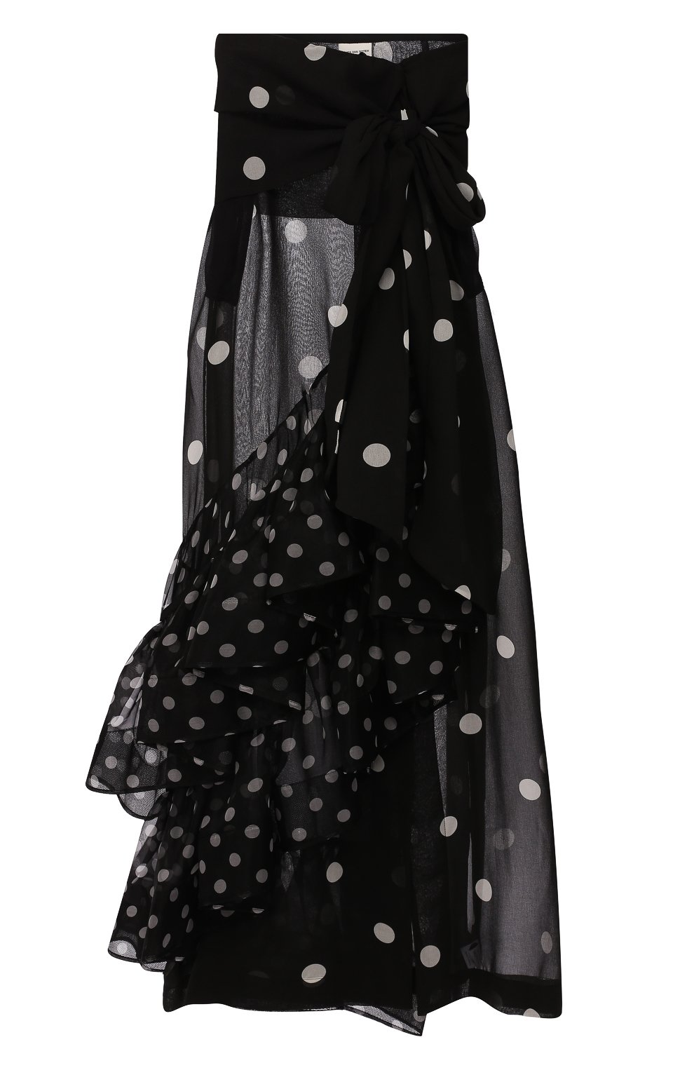 Юбка-макси DRIES VAN NOTEN черно-белого цвета по цене 114500 руб., арт. 201-30873-9421, фото 1 Юбка-макси DRIES VAN NOTEN, арт. 201-30873-9421, фото 1