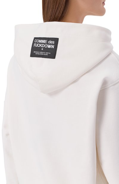 Хлопковое худи COMME DES FUCKDOWN, арт. CFABW01550, фото 5