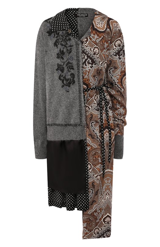 

Шерстяное платье Junya Watanabe, Серый