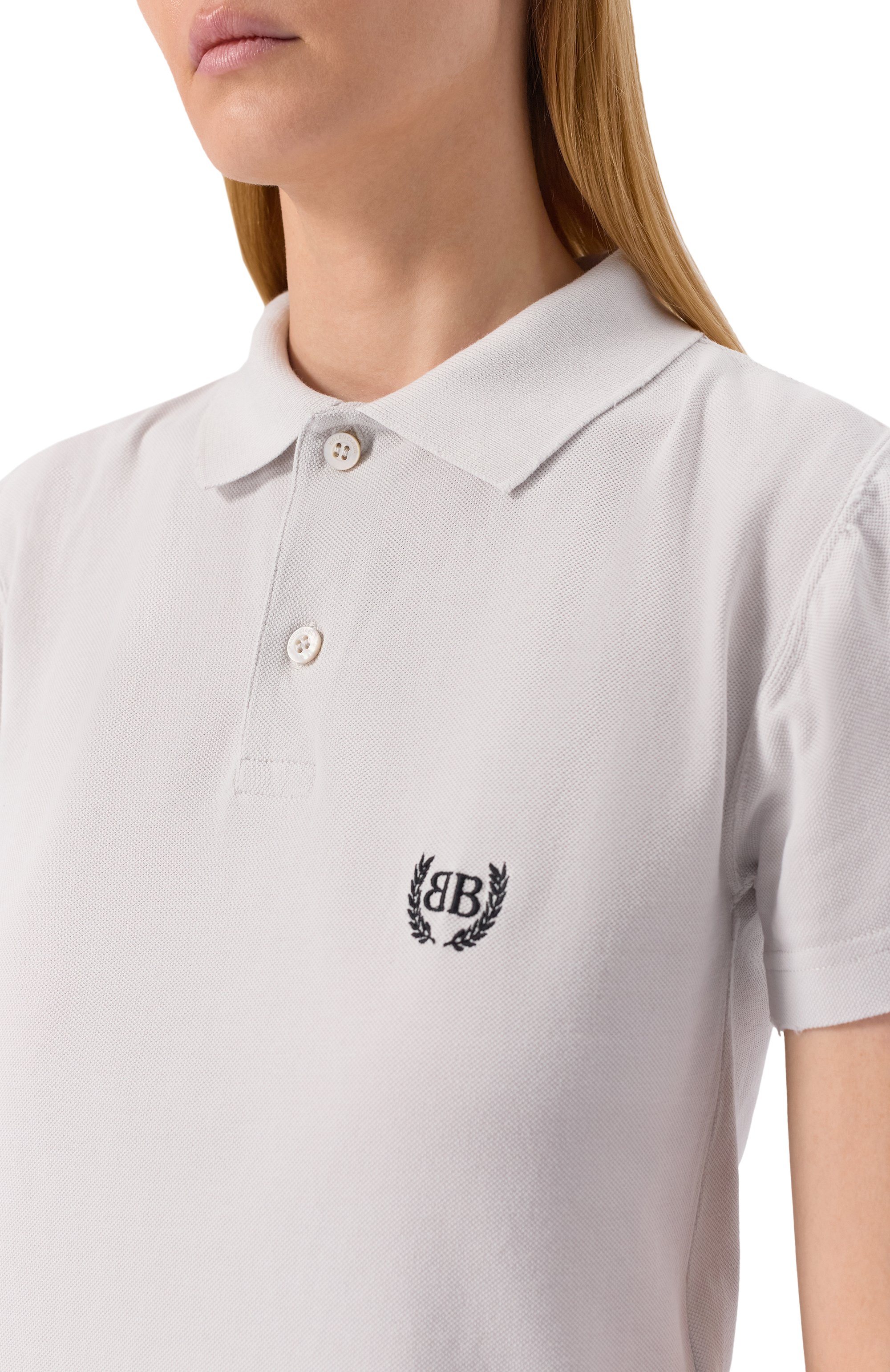 Хлопковое поло BALENCIAGA, арт. 833244/TSVC7, фото 5