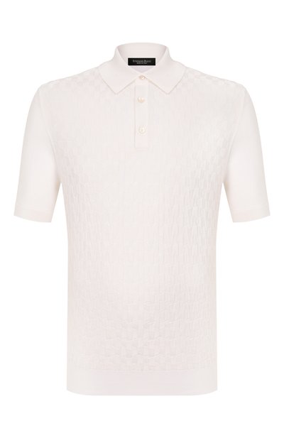 Мужское поло из шелка и хлоп ка STEFANO RICCI, арт. K818110P13/F26176