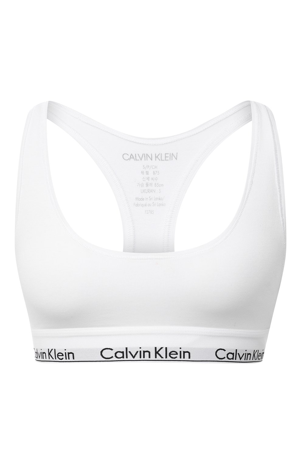 Бюстгальтер с логотипом бренда CALVIN KLEIN, арт. F3785E, фото 1