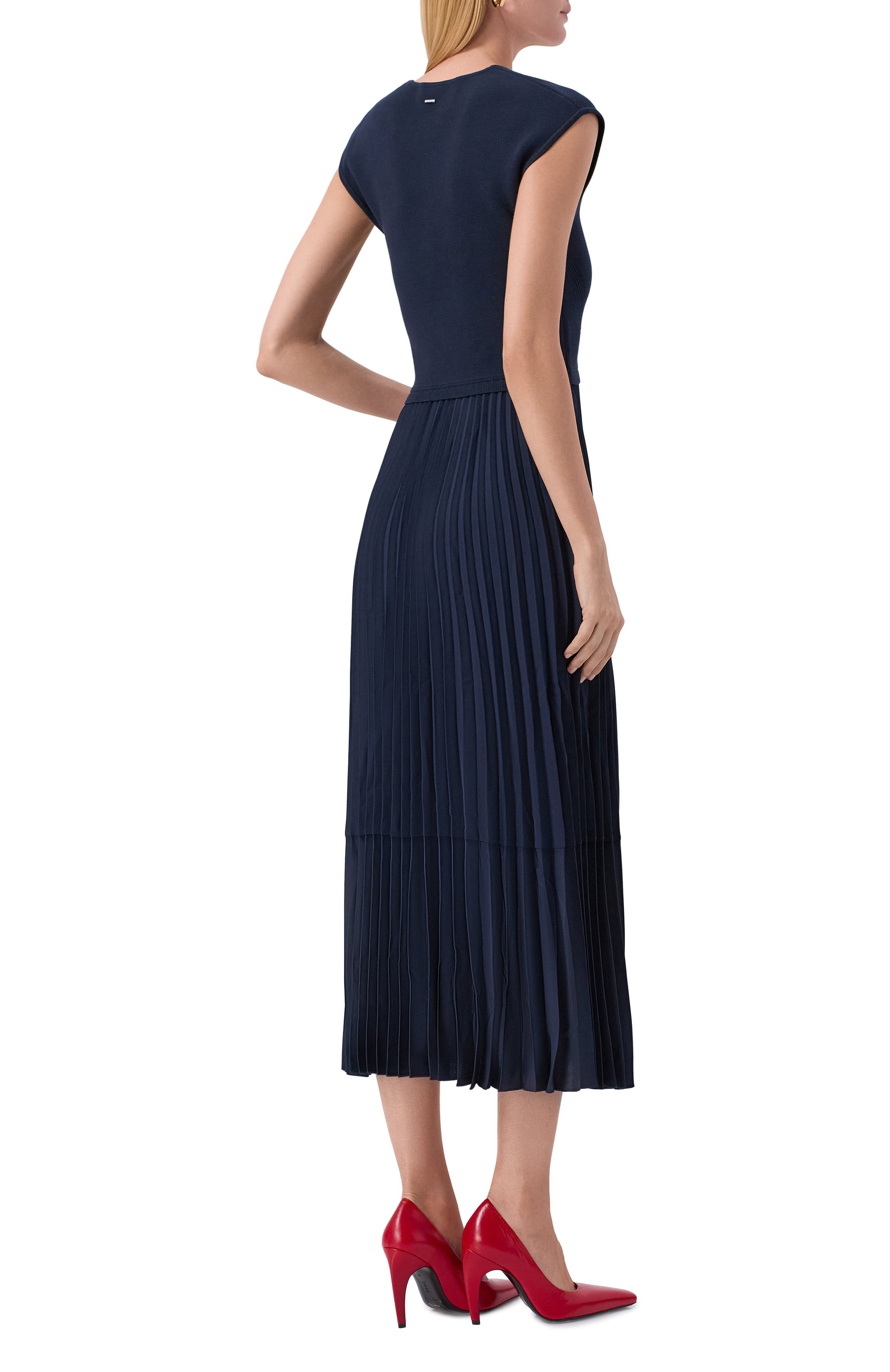 Комбинированное платье BOSS, арт. 50549110, фото 3