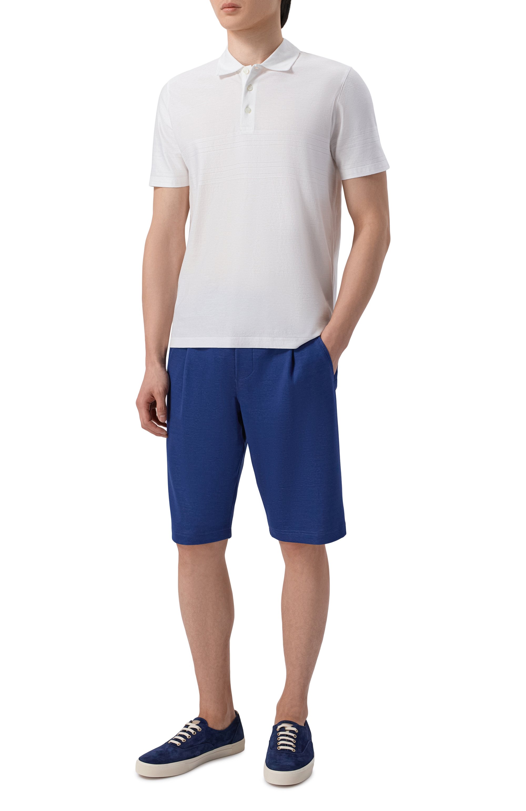 Хлопковые шорты CAPOBIANCO, арт. 20M753.BL00., фото 2