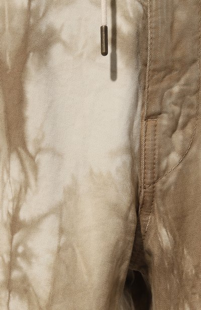 Хлопковые брюки DARKPARK бежевого цвета по цене 67600 руб., арт. WTR02/FAP01W2, фото 5 Хлопковые брюки DARKPARK, арт. WTR02/FAP01W2, фото 5