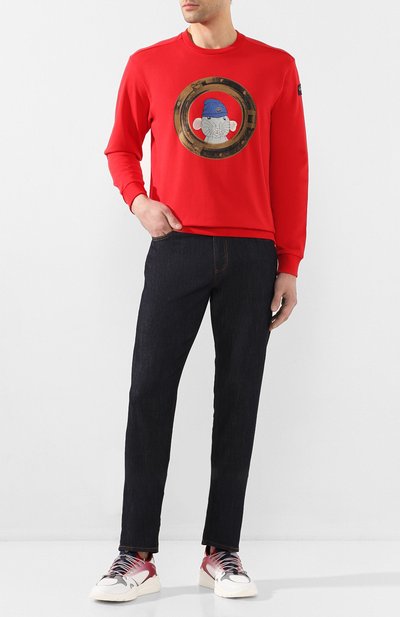 Хлопковый свитшот PAUL&SHARK, арт. P20P1920, фото 2