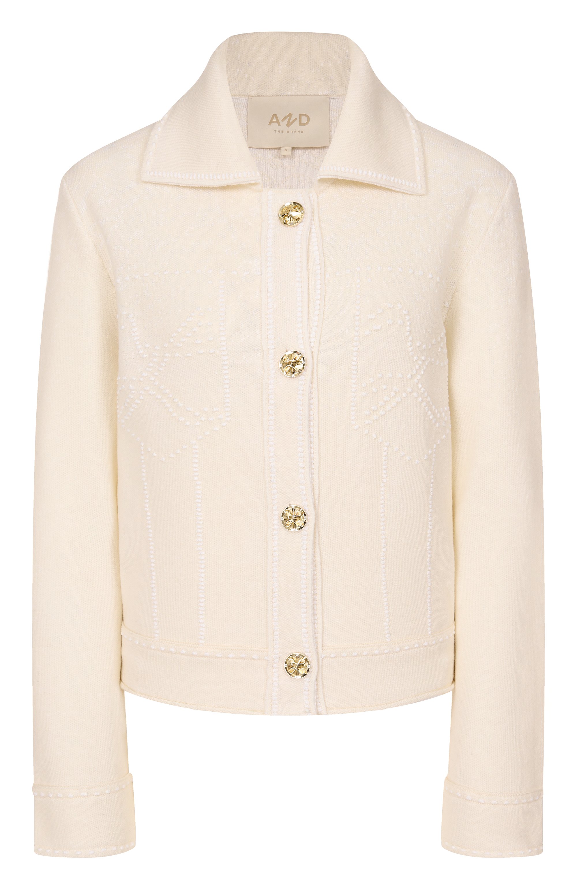 Кардиган из шерсти и хлопка AND THE BRAND, арт. W26-JT031-1202-101, фото 1