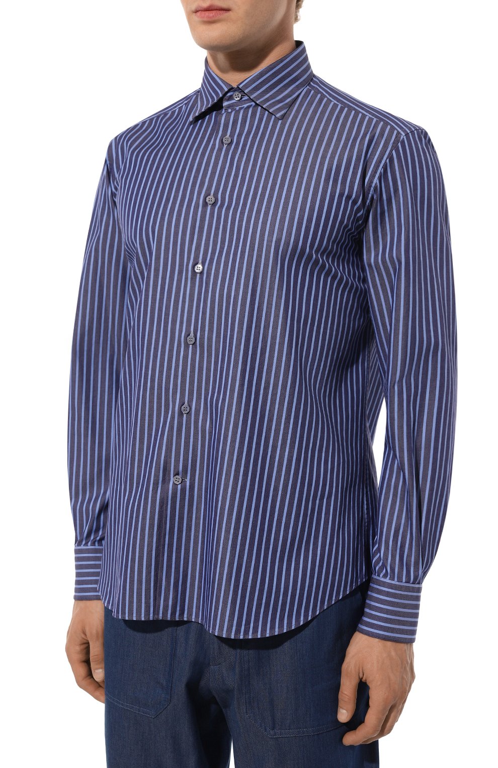 Хлопковая рубашка STEFANO RICCI, арт. MC003685/LX2711, фото 3