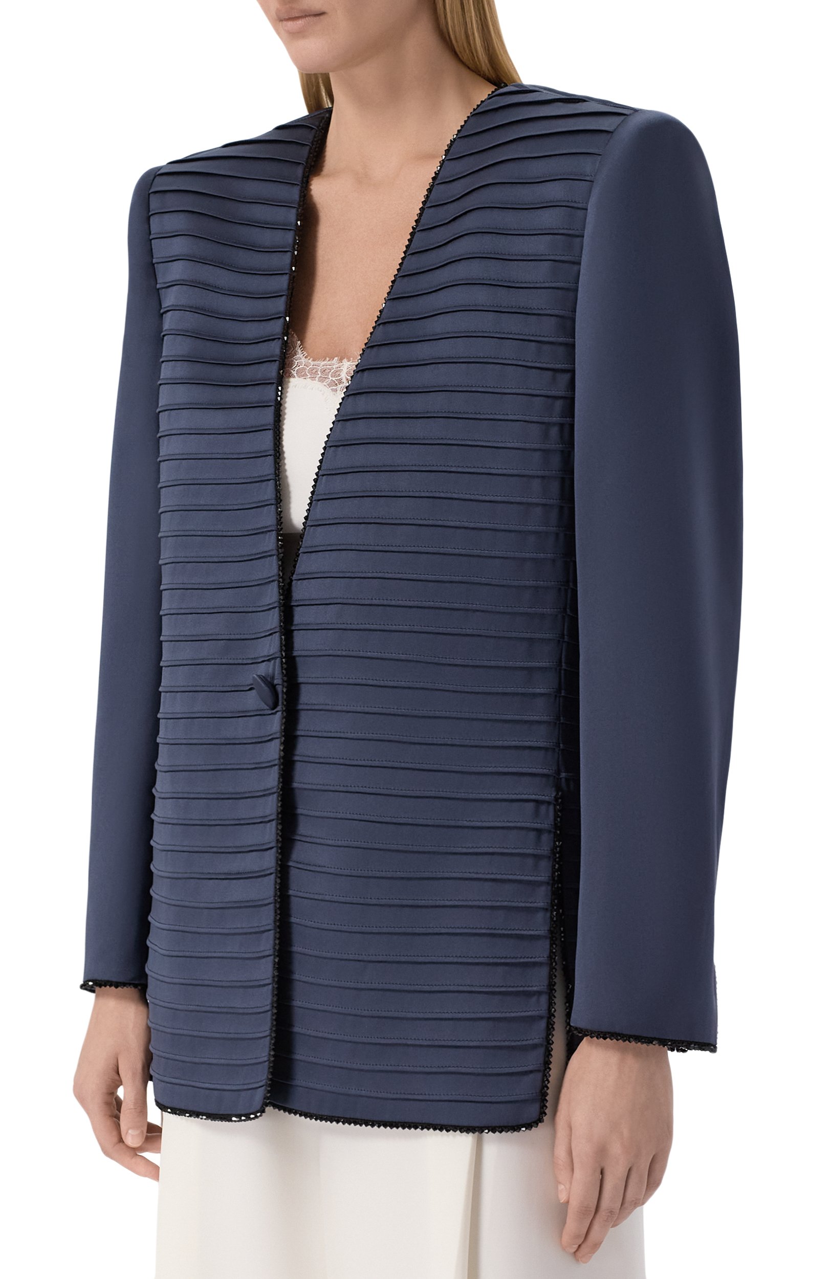 Шелковый жакет GIORGIO ARMANI, арт. GW004385/AF31286, фото 3