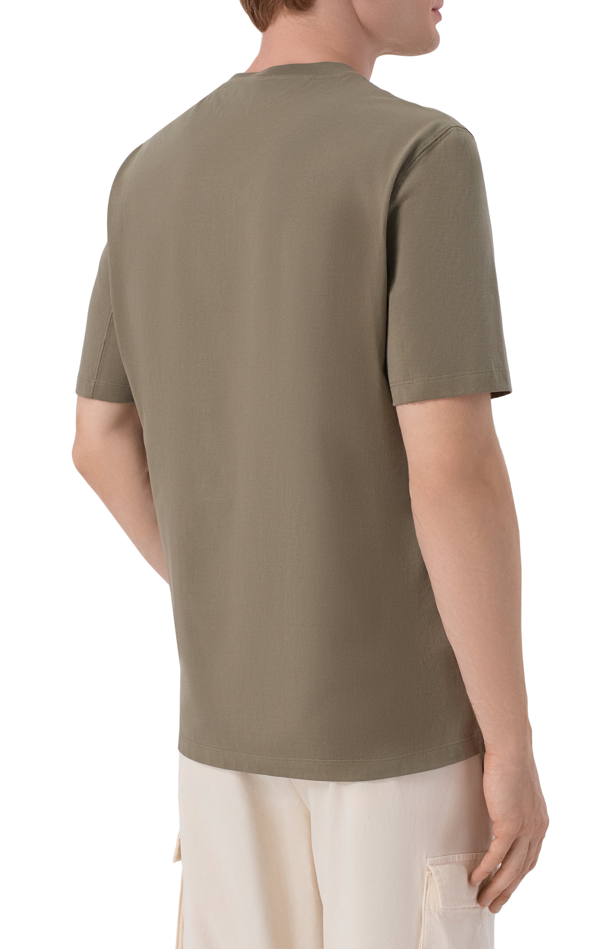 Хлопковая футболка BRUNELLO CUCINELLI, арт. M0B138521P, фото 4