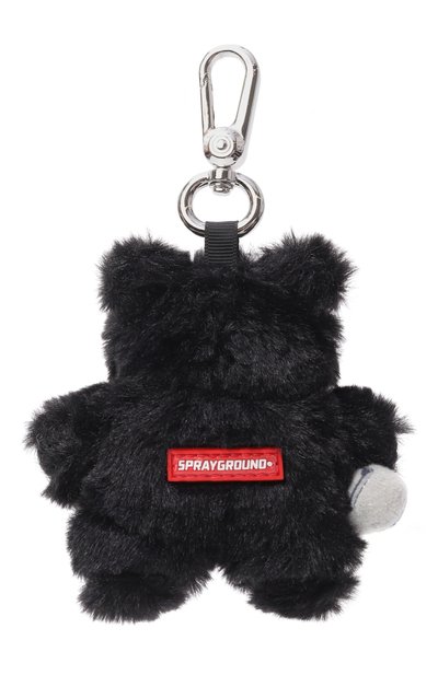 Брелок fur cray SPRAYGROUND черного цвета по цене 3960 руб., арт. 910K8353NSZ/FUR CRAY BLACK BEAR CUB KEYCHAIN, фото 2 Брелок fur cray SPRAYGROUND, арт. 910K8353NSZ/FUR CRAY BLACK BEAR CUB KEYCHAIN, фото 2