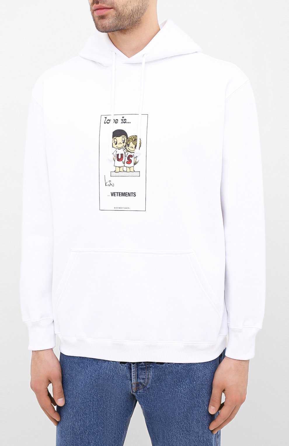 Хлопковое худи VETEMENTS, арт. UAH21TR687 1600/M, фото 3