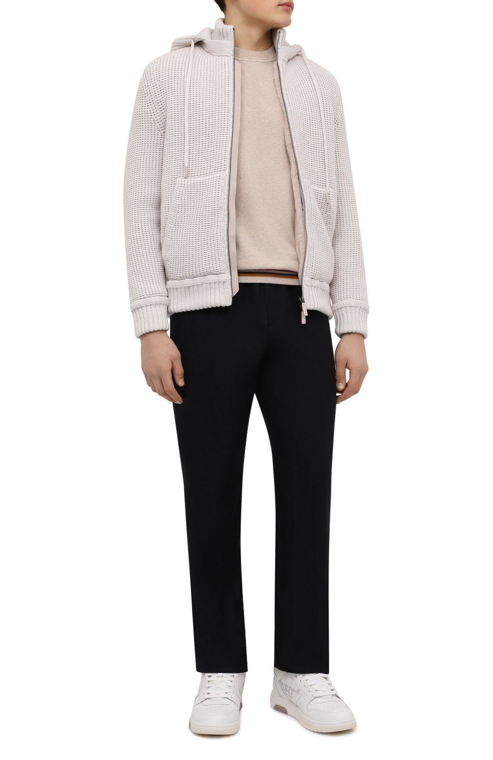 Кашемировый кардиган с подкладкой из нутрии ZEGNA, арт. UYK52/77P, фото 2