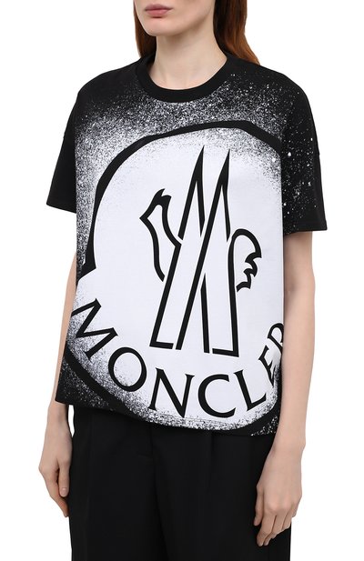Хлопковая футболка MONCLER, арт. G1-093-8C7B3-10-829FB, фото 3