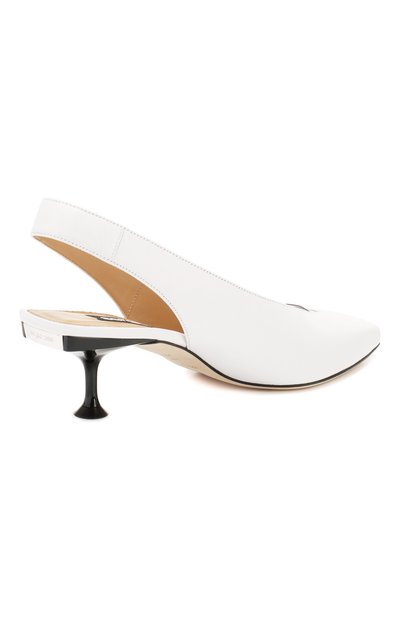 Кожаные туфли SERGIO ROSSI белого цвета по цене 66600 руб., арт. A83470-MFN460, фото 4 Кожаные туфли SERGIO ROSSI, арт. A83470-MFN460, фото 4