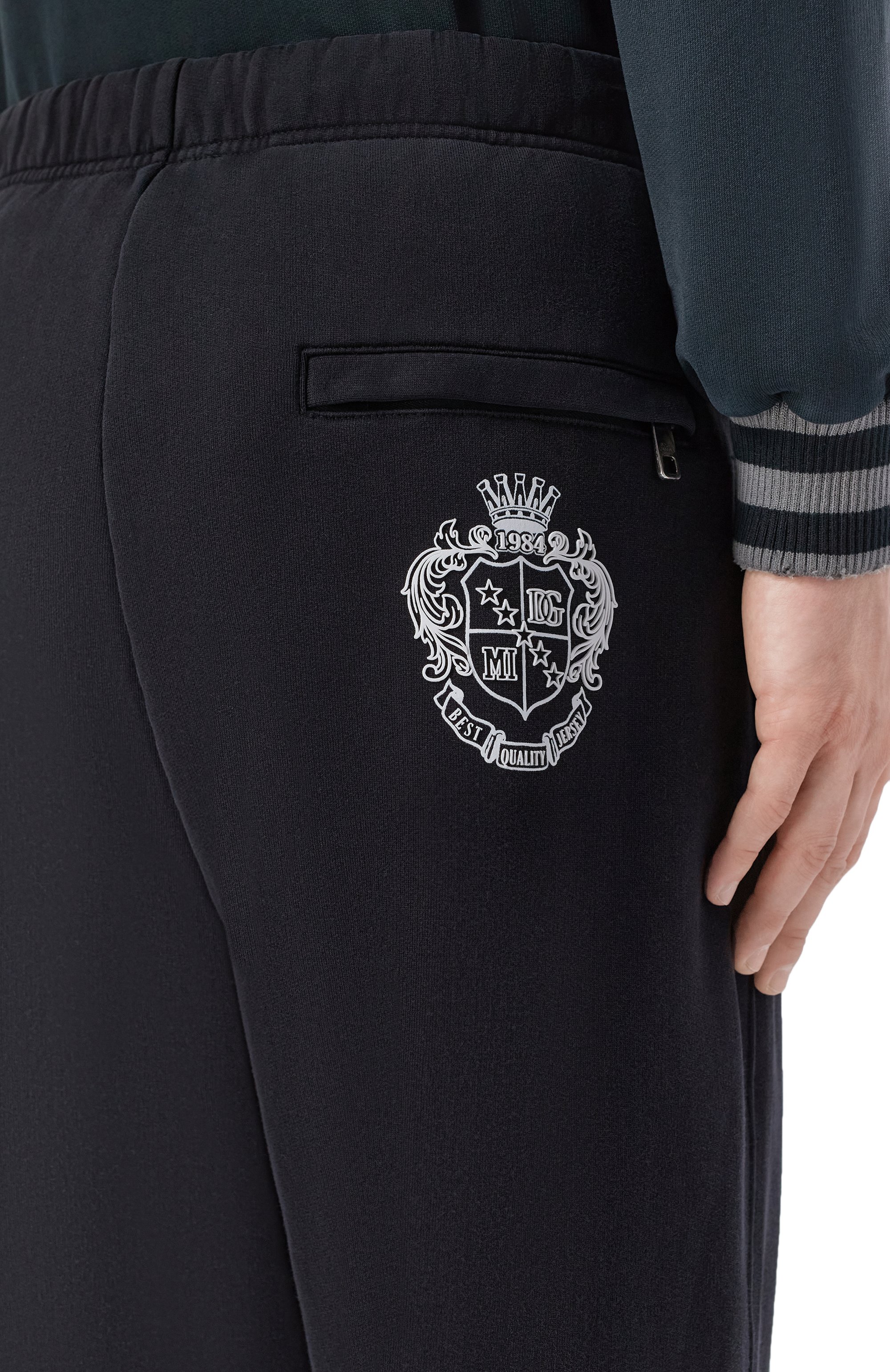 Хлопковые джоггеры DOLCE & GABBANA, арт. GP1K7T/G7P0T, фото 5