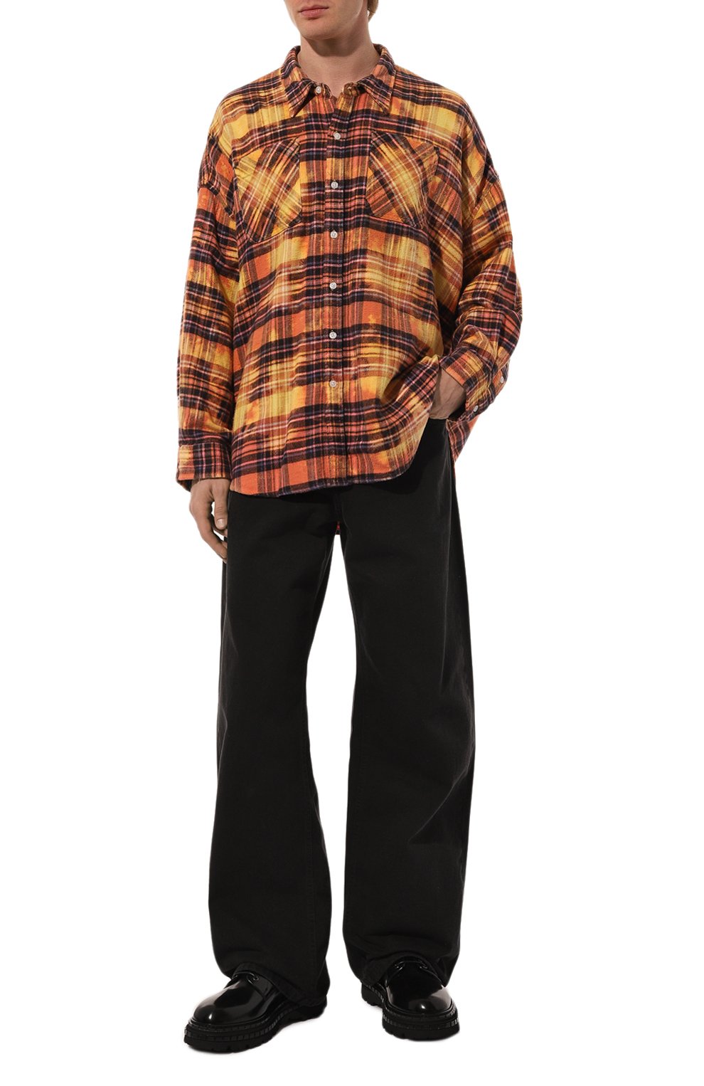 Хлопковая рубашка R13, арт. R13MR015-R418B, фото 2