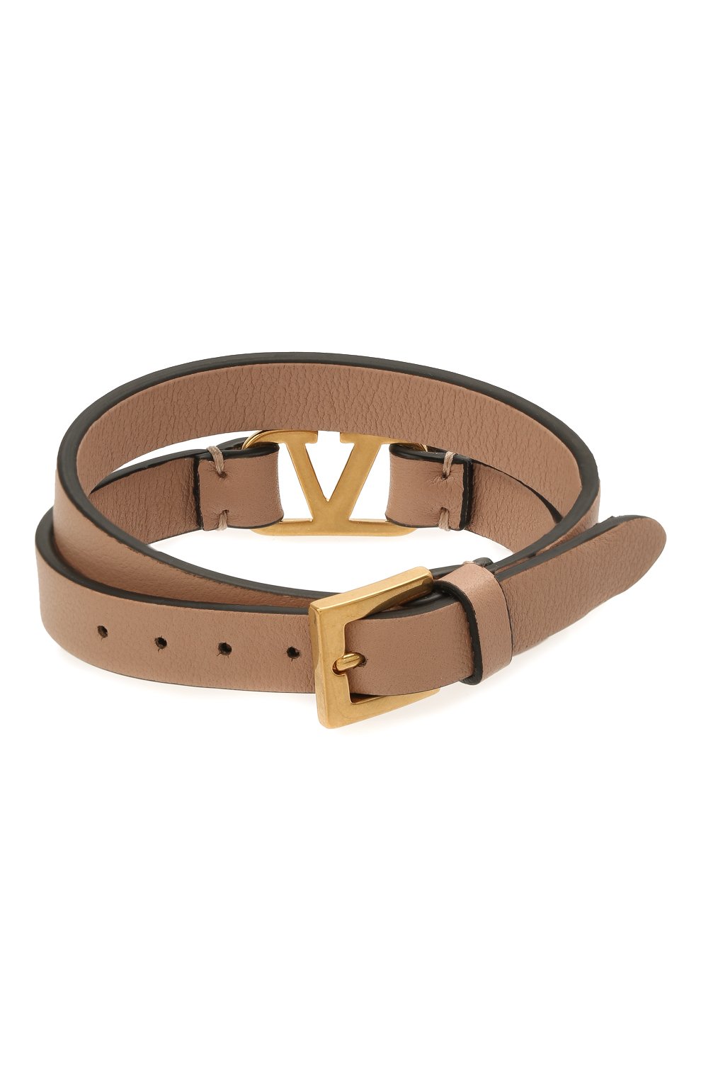 Кожаный браслет VALENTINO бежевого цвета по цене 28900 руб., арт. VW0J0C31/ZXL, фото 2 Кожаный браслет VALENTINO, арт. VW0J0C31/ZXL, фото 2