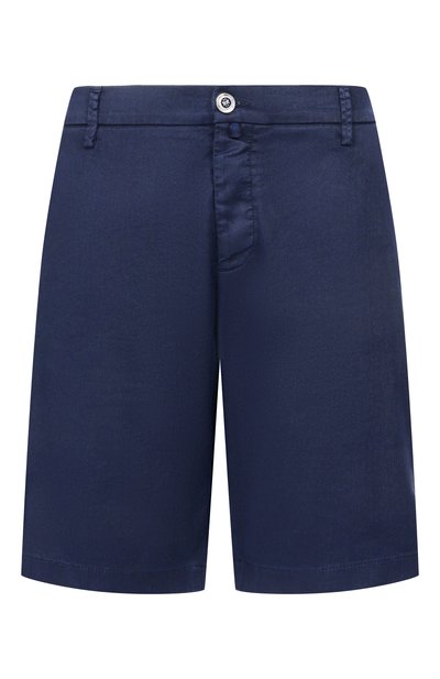 Шорты из хлопка и льна JACOB COHEN темно-синего цвета по цене 59950 руб., арт. JUM_N0017 001 S4269 TR, фото 1 Шорты из хлопка и льна JACOB COHEN, арт. JUM_N0017 001 S4269 TR, фото 1