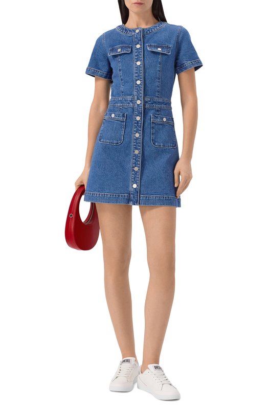 Кожаные кеды S-D-Leo Diesel Y03908/P7626 Белый  Y03908/P7626 Фото 3