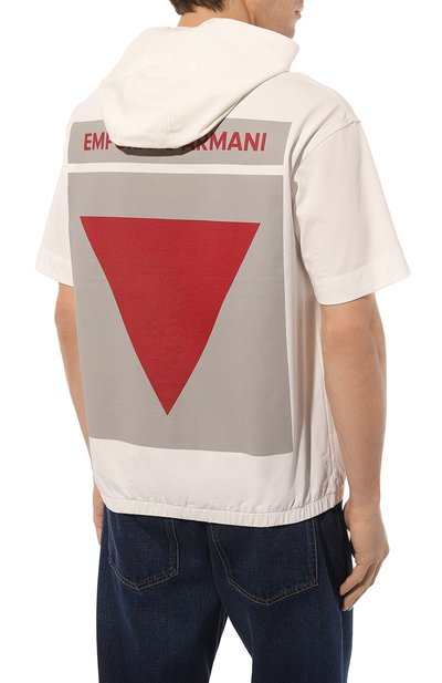 Хлопковое худи EMPORIO ARMANI, арт. 3R1TT3/1JWZZ, фото 4