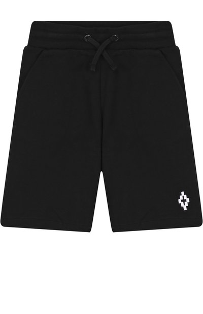 Хлопковые шорты на кулиске MARCELO BURLON KIDS OF MILAN, арт. B/MB/3207/0020, фото 1