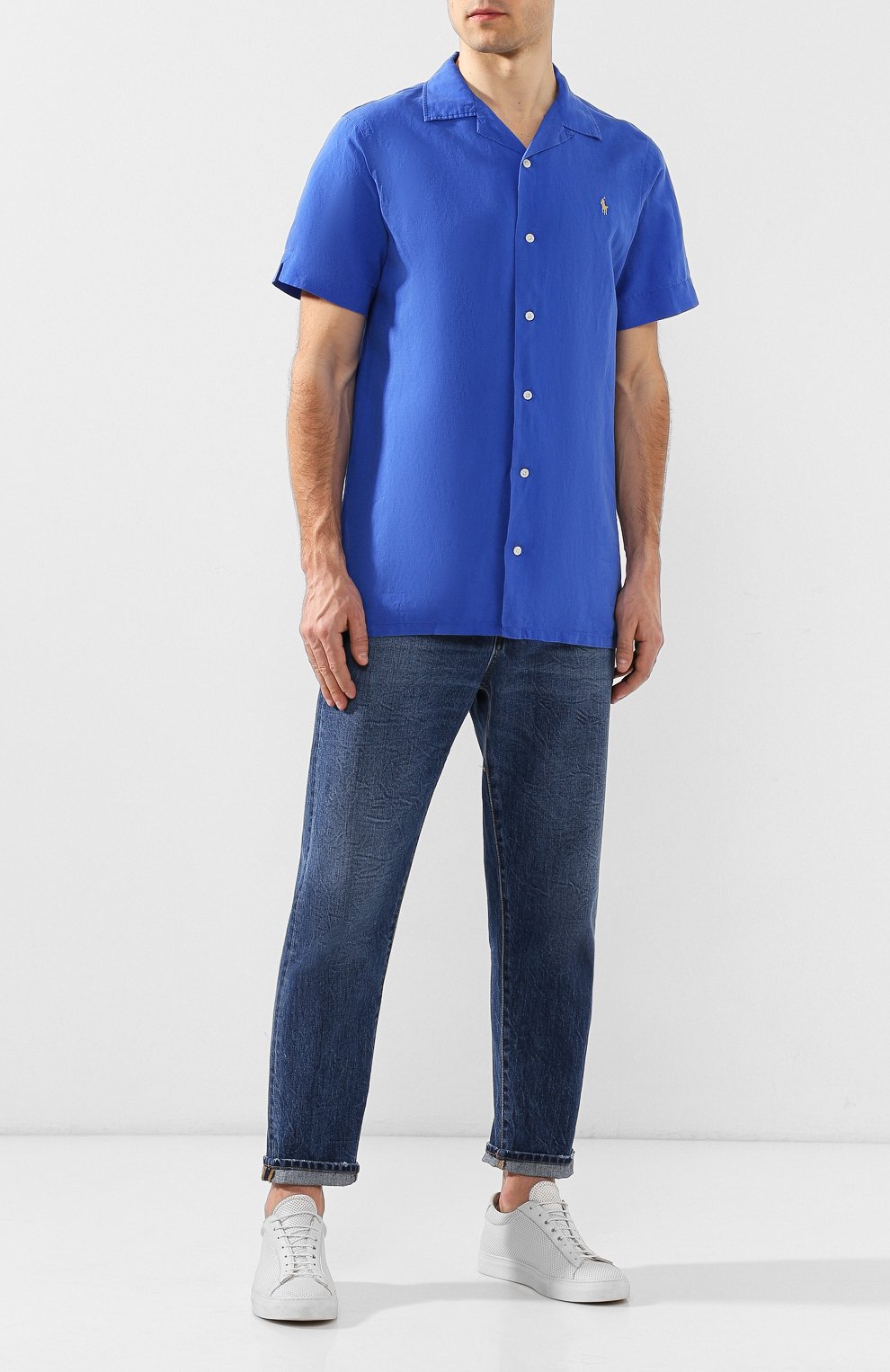 Рубашка из смеси льна и хлопка POLO RALPH LAUREN, арт. 710742190, фото 2