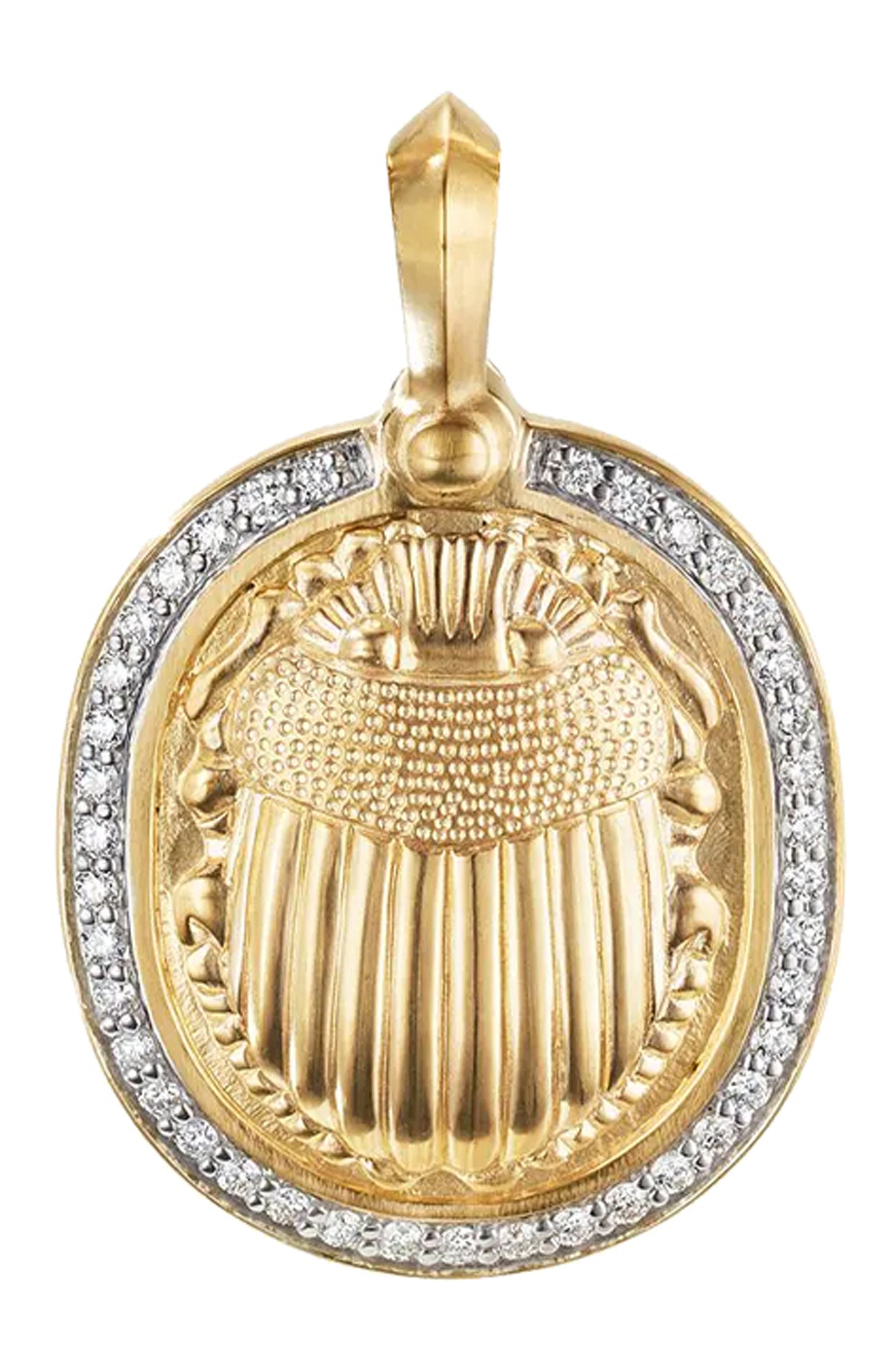 Подвеска DAVID YURMAN бесцветного цвета по цене 483000 руб., арт. D25345M88ADI, фото 1 Подвеска DAVID YURMAN, арт. D25345M88ADI, фото 1