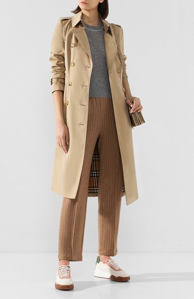 Кашемировый топ BURBERRY серого цвета по цене 64550 руб., арт. 8029442, фото 2 Кашемировый топ BURBERRY, арт. 8029442, фото 2