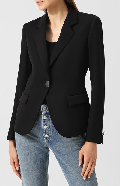Приталенный шерстяной жакет GIORGIO ARMANI, арт. 8WHGG010/T00DY, фото 3