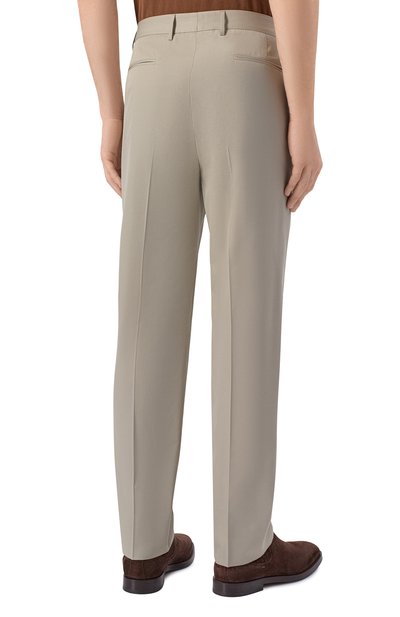 Брюки из хлопка и шерсти CORNELIANI, арт. 274559/2714112, фото 4