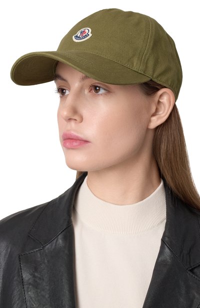 Хлопковая бейсб�олка MONCLER, арт. 3B00040/V0006, фото 2