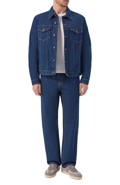Джинсовая куртка 7 FOR ALL MANKIND темно-синего цвета по цене 32950 руб., арт. 7T470066-3K1, фото 2 Джинсовая куртка 7 FOR ALL MANKIND, арт. 7T470066-3K1, фото 2