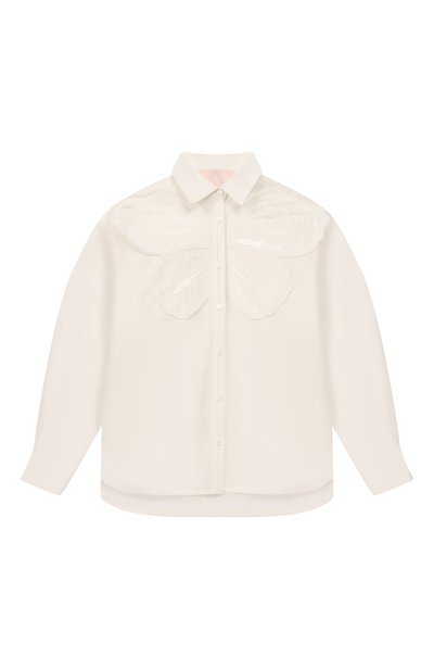 Хлопковая рубашка BLUMARINE, арт. BFCA0330/CA030_001