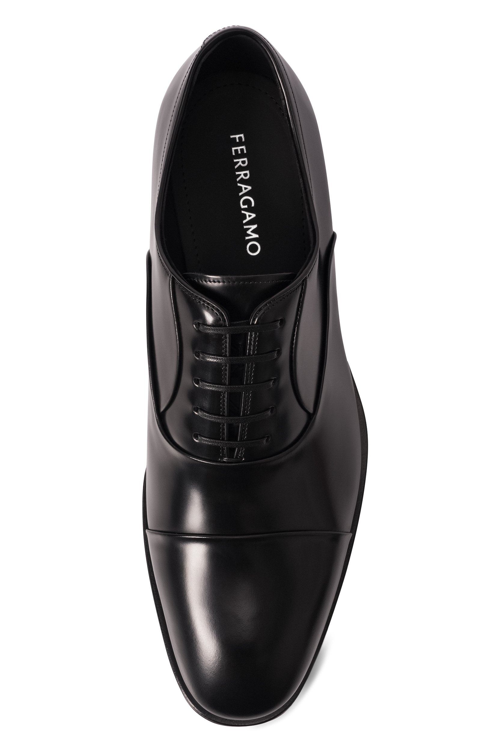 Кожаные оксфорды FERRAGAMO, арт. 02A383/789433, фото 5