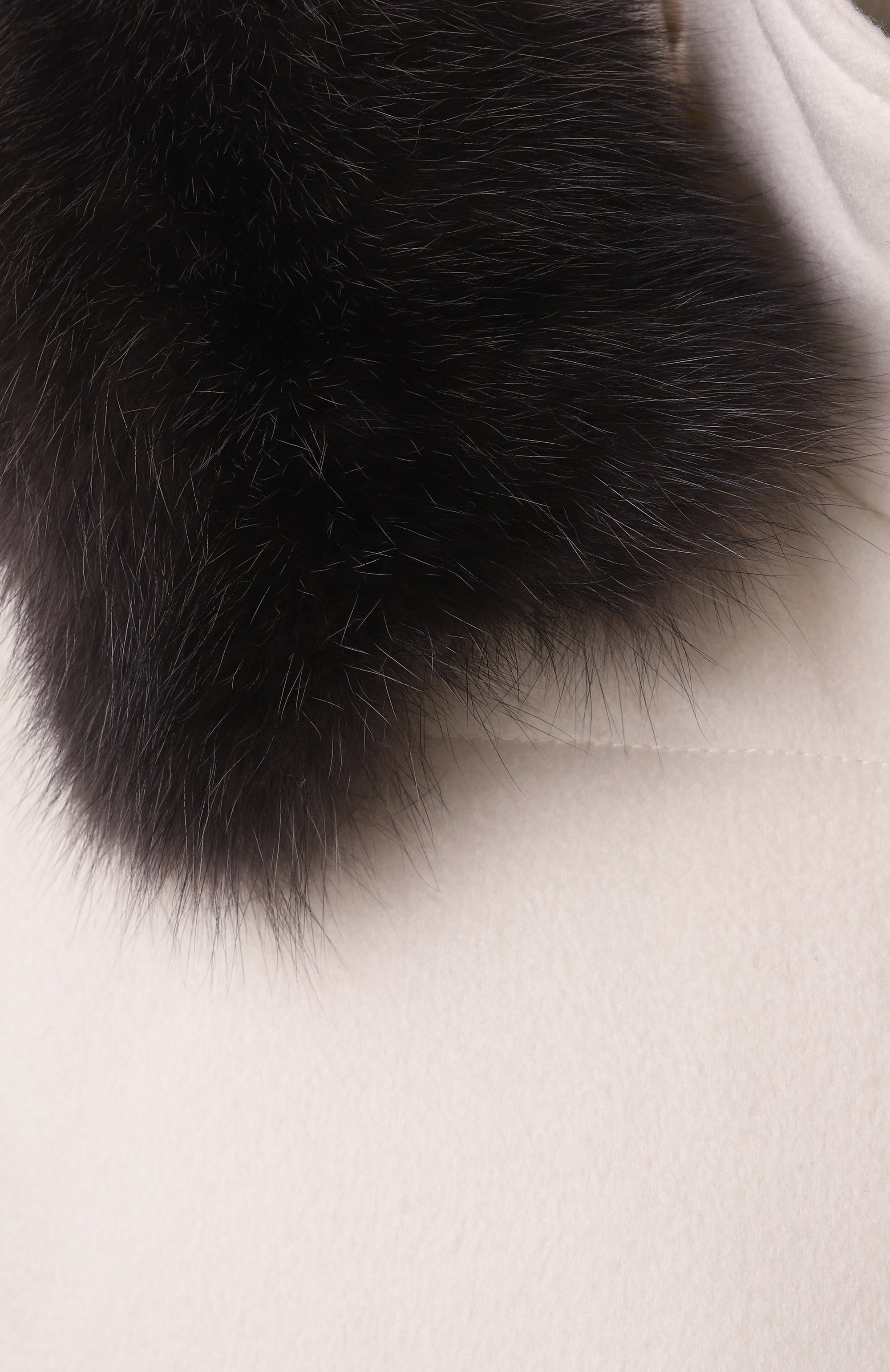 Кашемировый пуховик с отделкой из соболя MVST, арт. FTEKB-ES2915-2SB/LC1664, фото 6