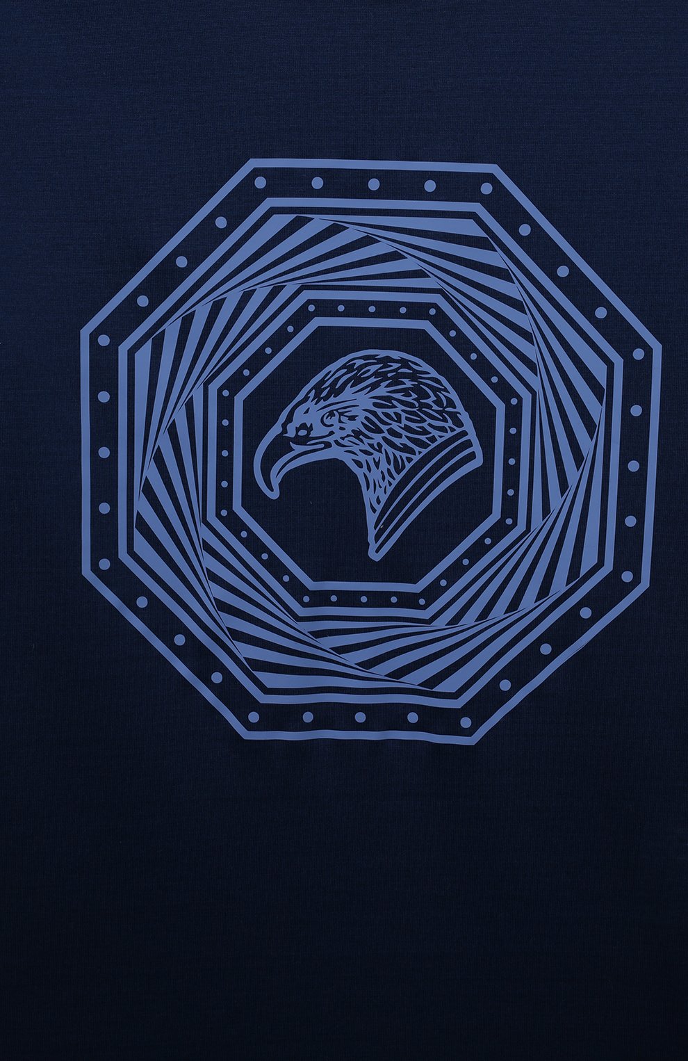 Хлопковая футболка STEFANO RICCI JUNIOR темно-синего цвета по цене 36800 руб., арт. YNH3400930/TE0001, фото 3 Хлопковая футболка STEFANO RICCI JUNIOR, арт. YNH3400930/TE0001, фото 3