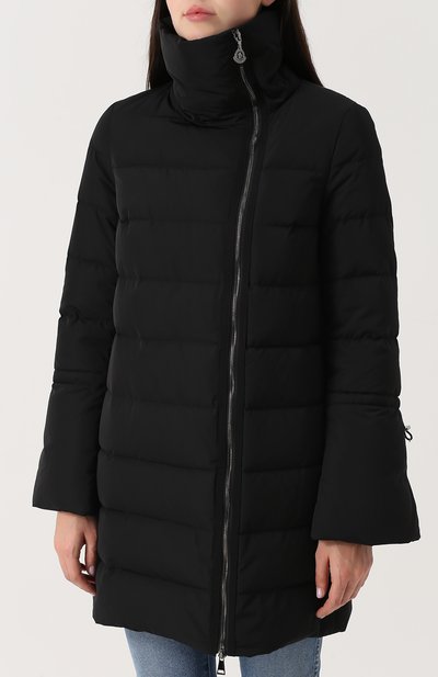 Стеганый пуховик с косой молнией MONCLER, арт. C2-093-49976-00-54543, фото 3