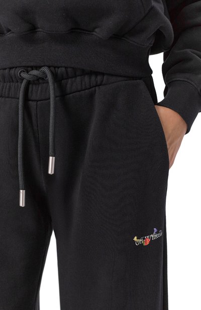 Хлопковые брюки OFF-WHITE, арт. 0WCH022F25FLE001, фото 5