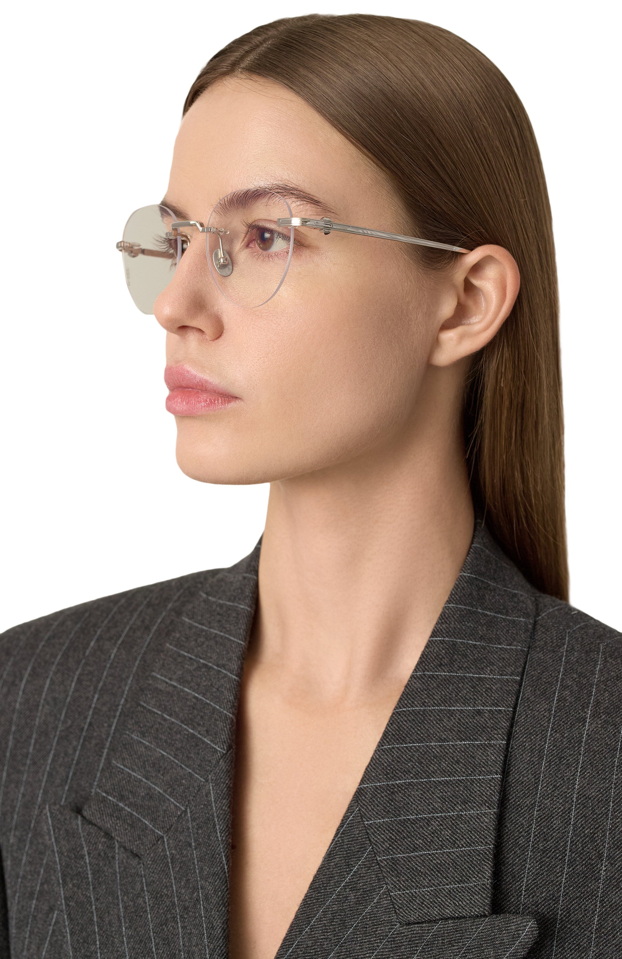 Оправа CARTIER серебряного цвета по цене 184000 руб., арт. CT0342 001, фото 3 Оправа CARTIER, арт. CT0342 001, фото 3