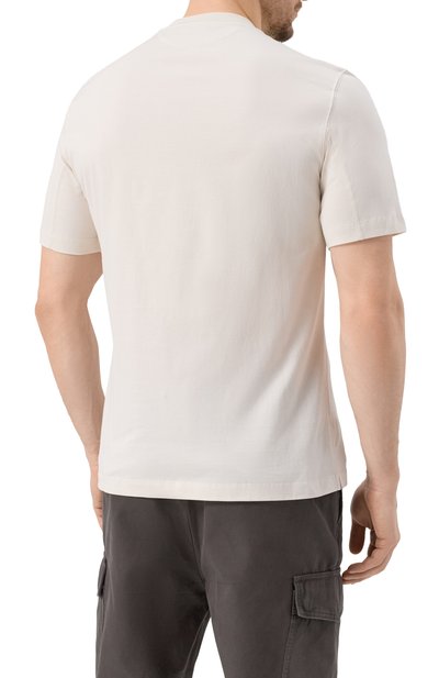 Хлопковая футболка BRUNELLO CUCINELLI, арт. M0B138454, фото 4