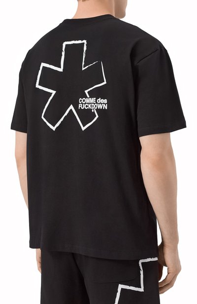 Хлопковая футболка COMME DES FUCKDOWN, арт. CFABM01506, фото 4