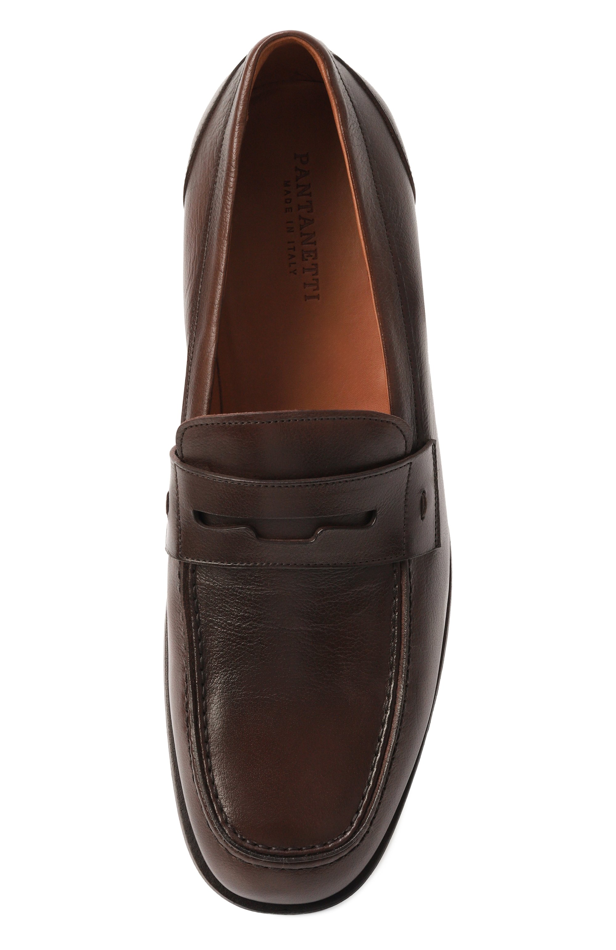 Кожаные пенни-лоферы PANTANETTI, арт. 19541D/G0THA, фото 5