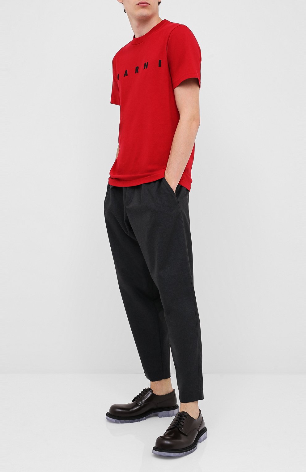 Хлопковая футболка MARNI, арт. HUMU0170P0/S22763, фото 2