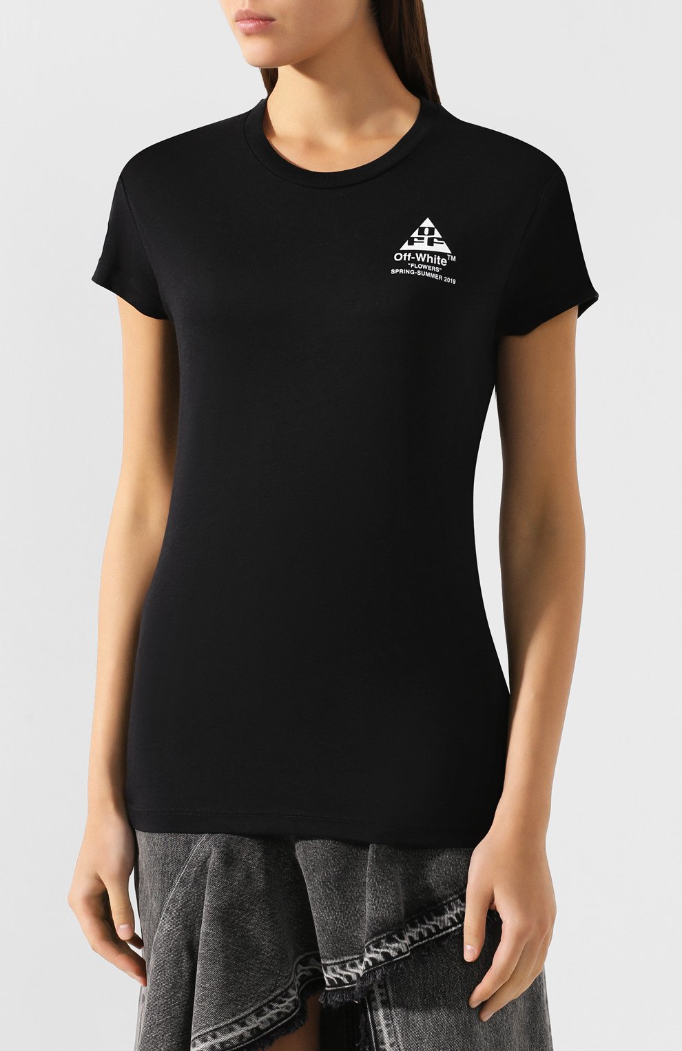 Футболка с логотипом бренда OFF-WHITE, арт. 0WAA040R19B980431001, фото 3