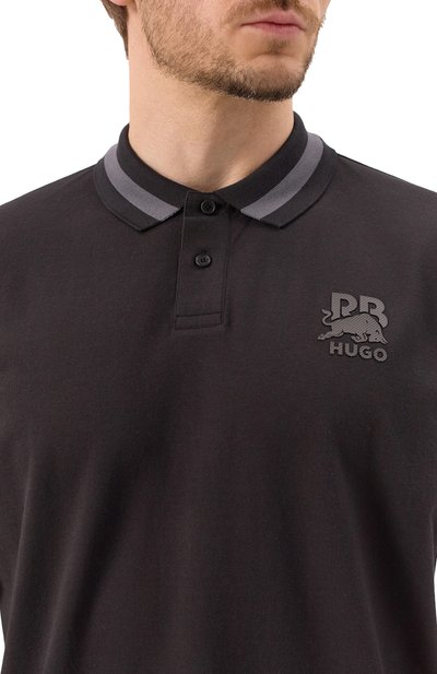Хлопковое поло hugo x rb HUGO, арт. 50542748, фото 5