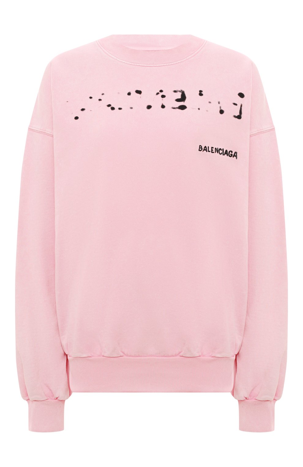 Хлопковый свитшот BALENCIAGA розового цвета по цене 138000 руб., арт. 697869/T0V06, фото 1 Хлопковый свитшот BALENCIAGA, арт. 697869/T0V06, фото 1