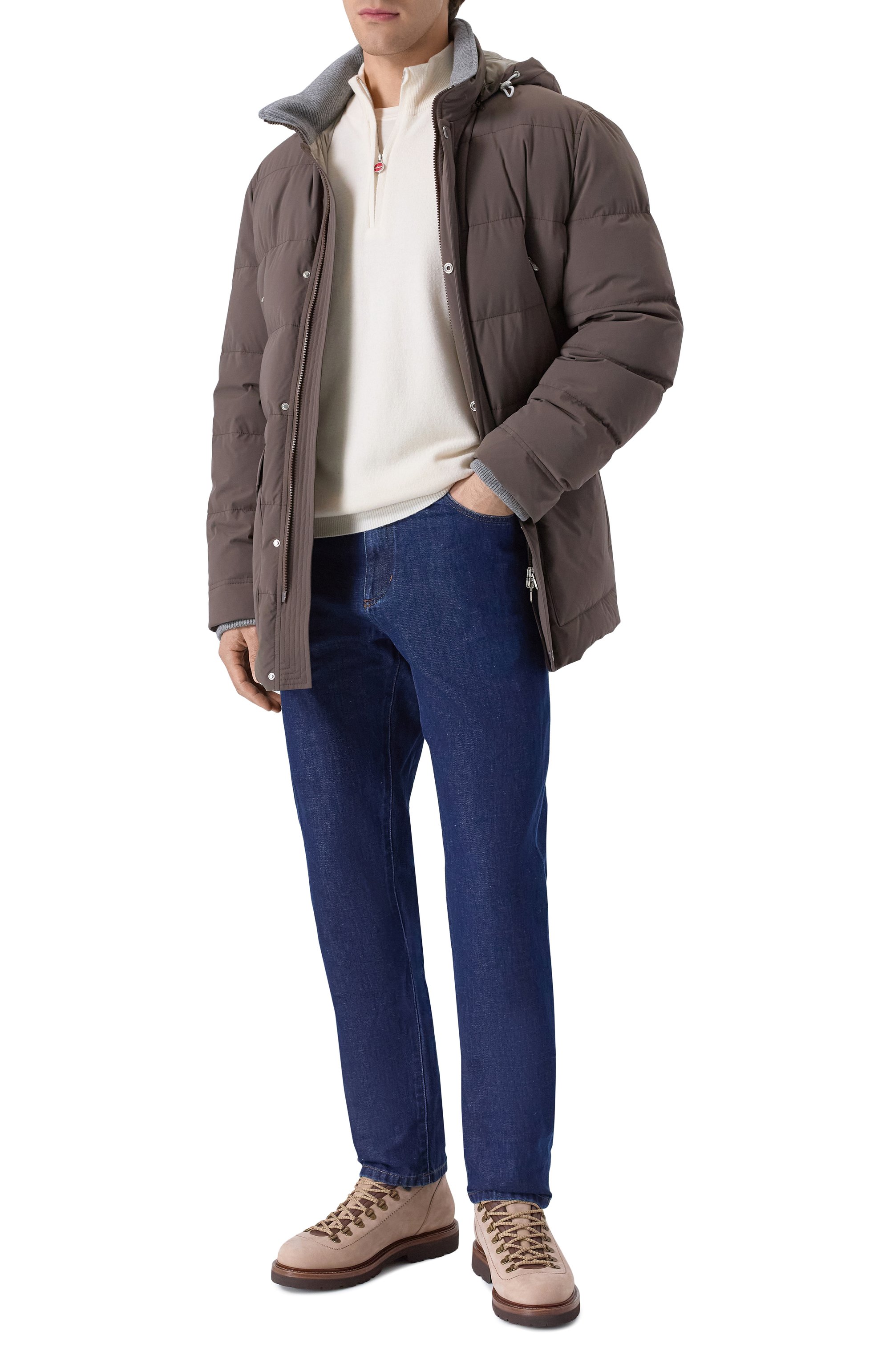 Кожаные ботинки BRUNELLO CUCINELLI, арт. MZUD0MS890, фото 2